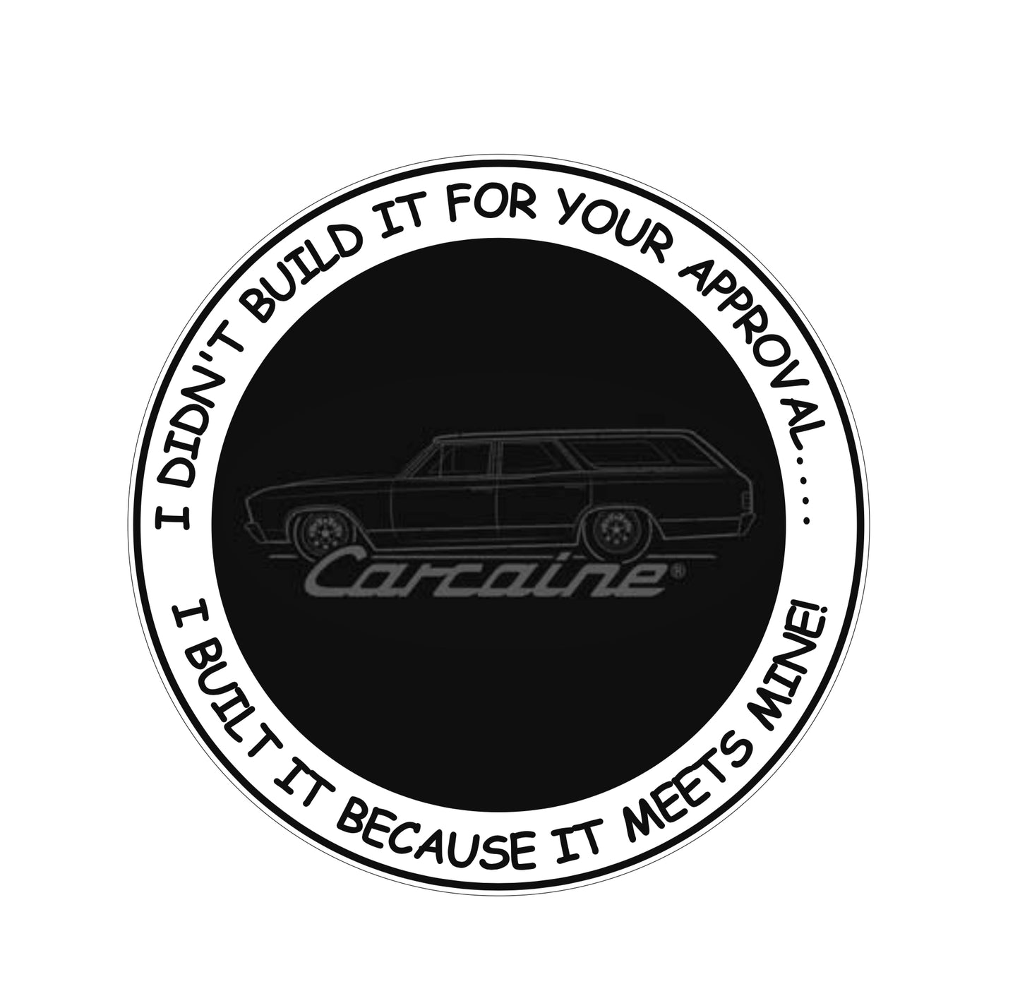 Carcaine Sticker